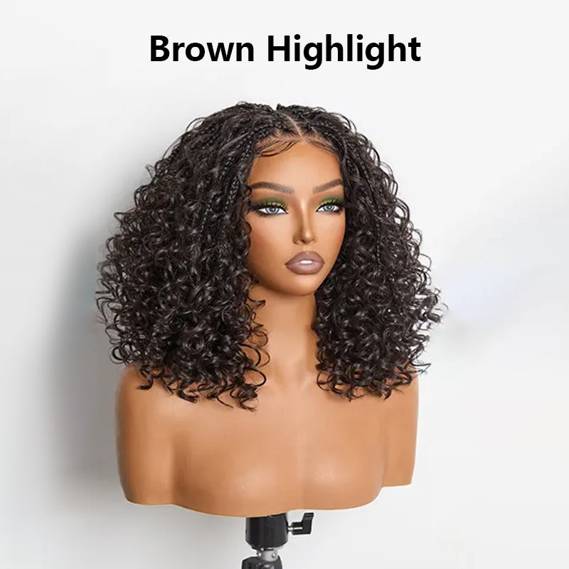 70% OFF🔥The Lowest Price You’ll Find Online for This Quality! 🔥13x6 HD Lace Glueless Boho Water Wave Wig – 12" Wear & Go Premium Fiber, Beginner Friendly