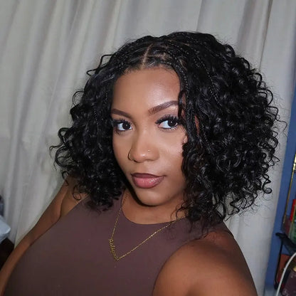 70% OFF🔥The Lowest Price You’ll Find Online for This Quality! 🔥13x6 HD Lace Glueless Boho Water Wave Wig – 12" Wear & Go Premium Fiber, Beginner Friendly